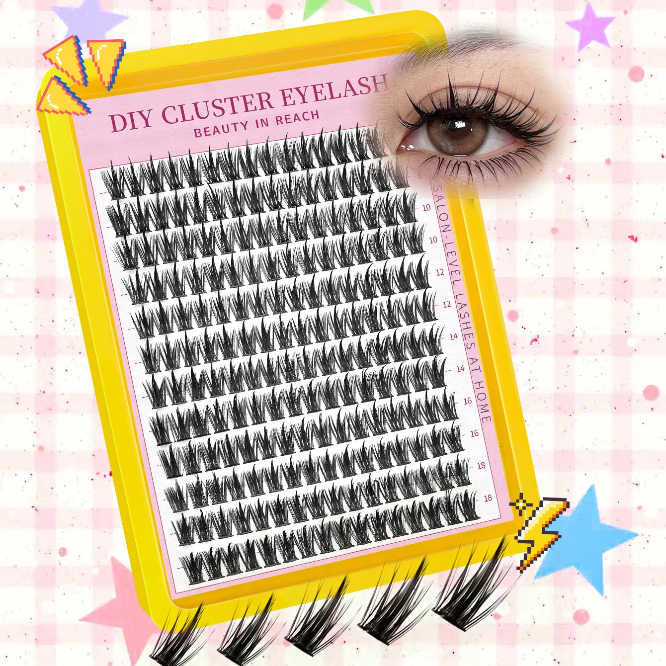 Natural Wispy Lash Clusters