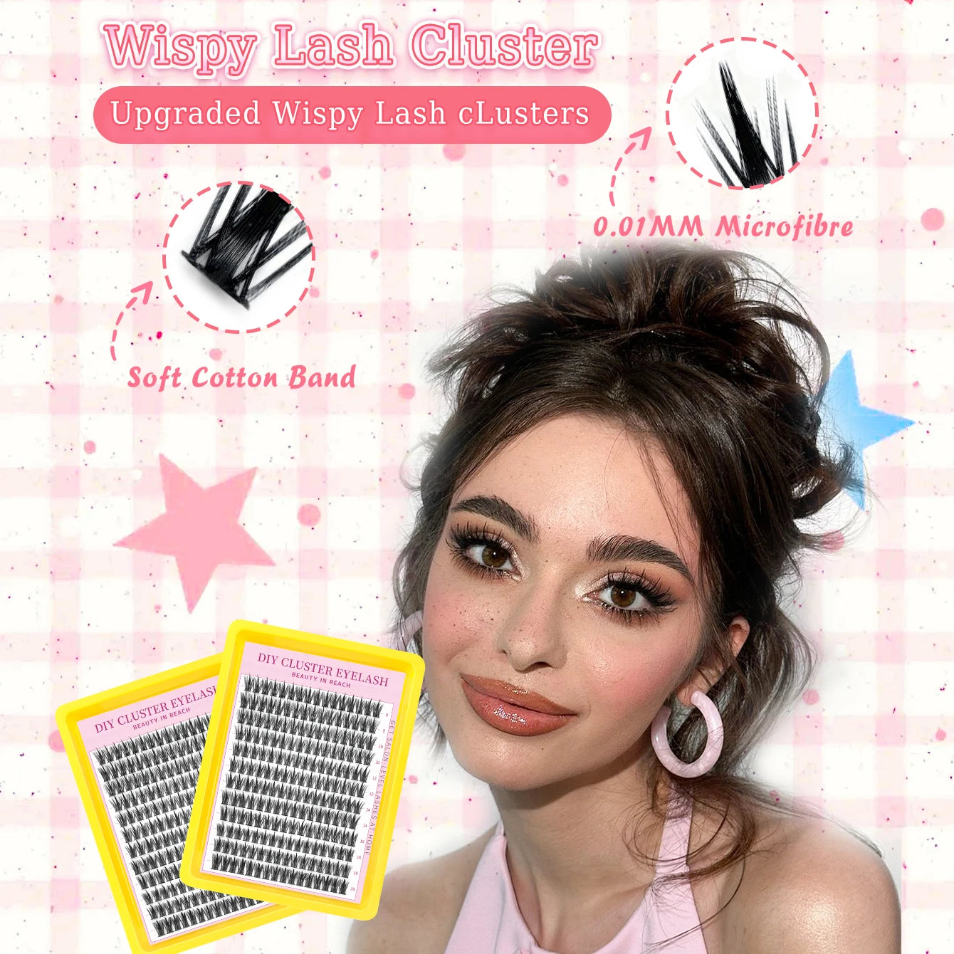 Natural Wispy Lash Clusters
