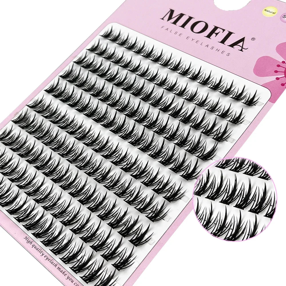 Manga Eyelash Clusters Brown/Black