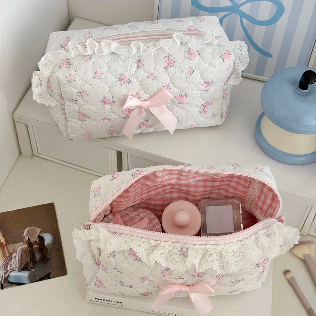 Flower Lace Makeup Bag