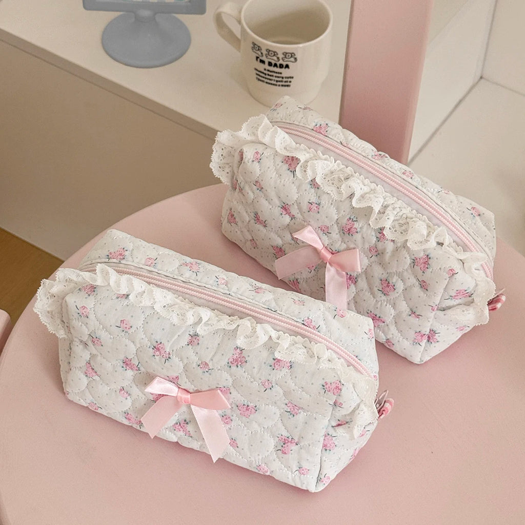 Flower Lace Makeup Bag